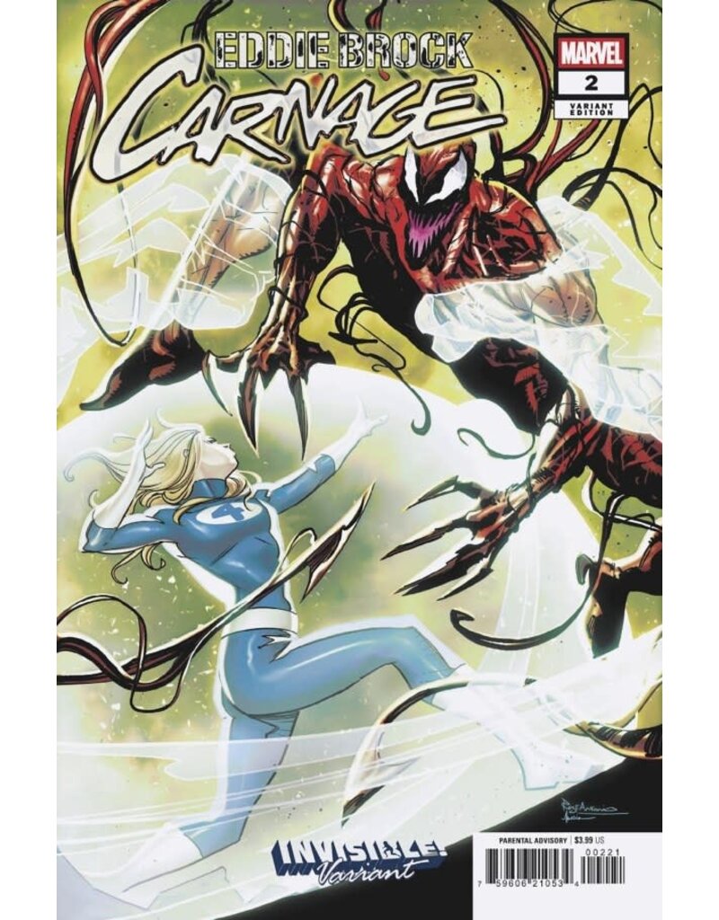 Marvel Comics Eddie Brock: Carnage #2 Rogê Antônio Invisible! Variant