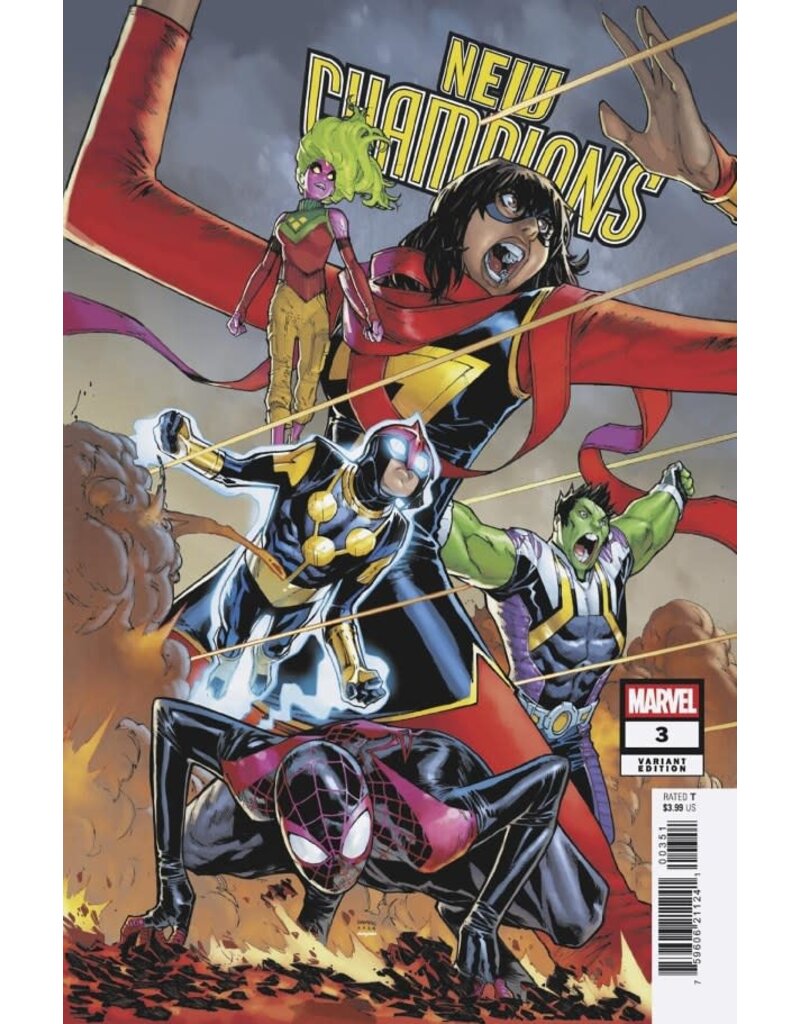 Marvel Comics New Champions #3 Humberto Ramos Reunion Variant