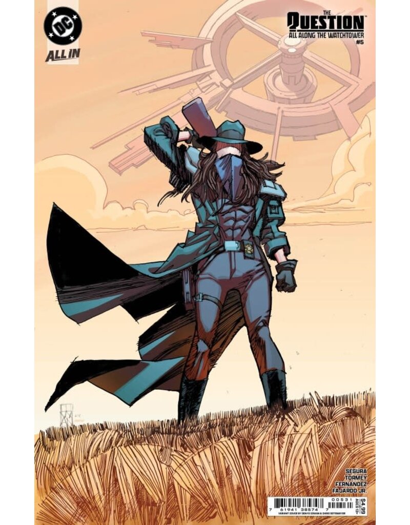 DC COMICS The Question: All Along the Watchtower #5 Cover C Denys Cowan Variant