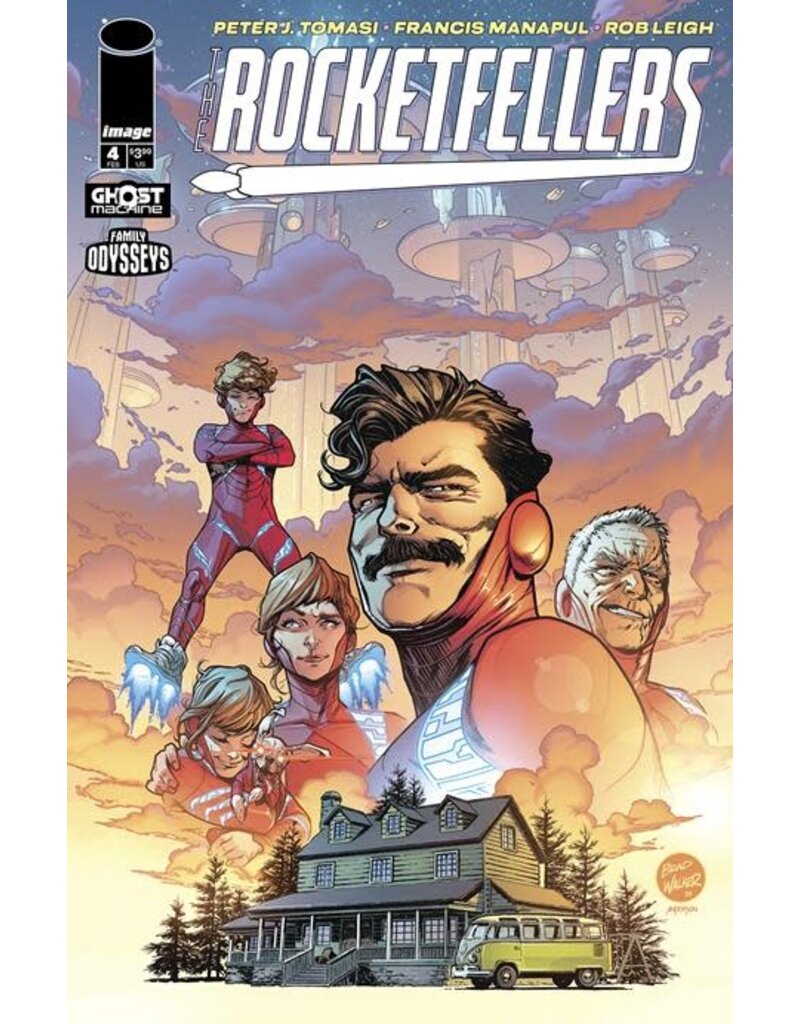 IMAGE COMICS The Rocketfellers #4 Cover B Brad Walker Variant