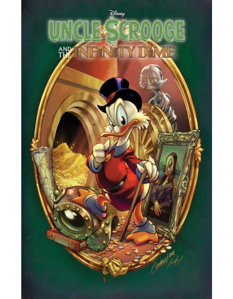 Marvel Comics Uncle Scrooge and the Infinity Dime Gallery Edition HC J. Scott Campbell DM Variant