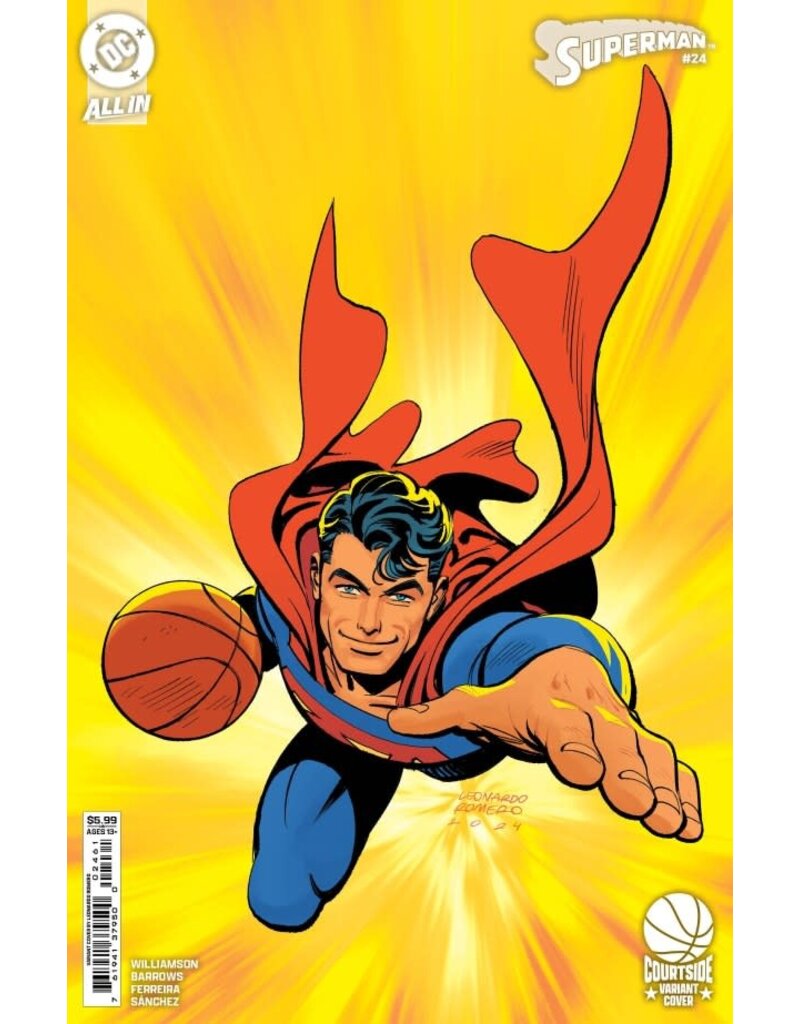 DC COMICS Superman #24 Cover E Leonardo Romero Courtside Variant