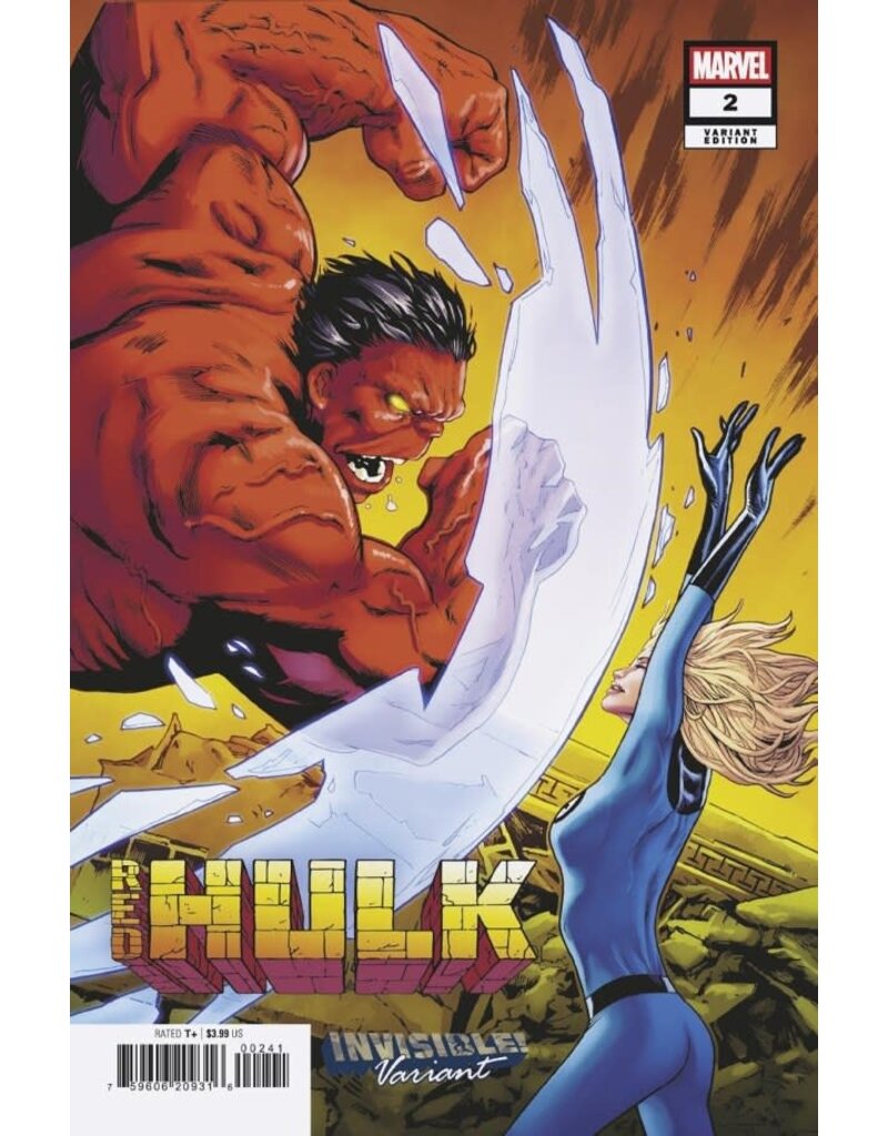 Marvel Comics Red Hulk #2 Greg Land Invisible! Variant