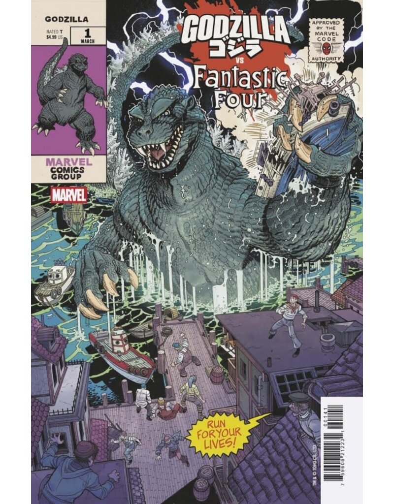 Marvel Comics Godzilla vs. Fantastic Four #1 Nick Bradshaw Monster Homage Variant