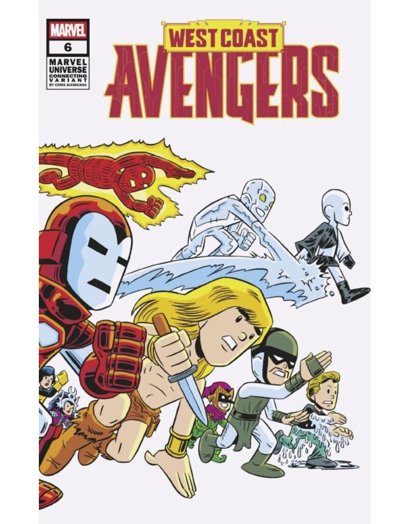 Marvel Comics West Coast Avengers #6 Chris Giarrusso Marvel Universe Wraparound Connecting Variant