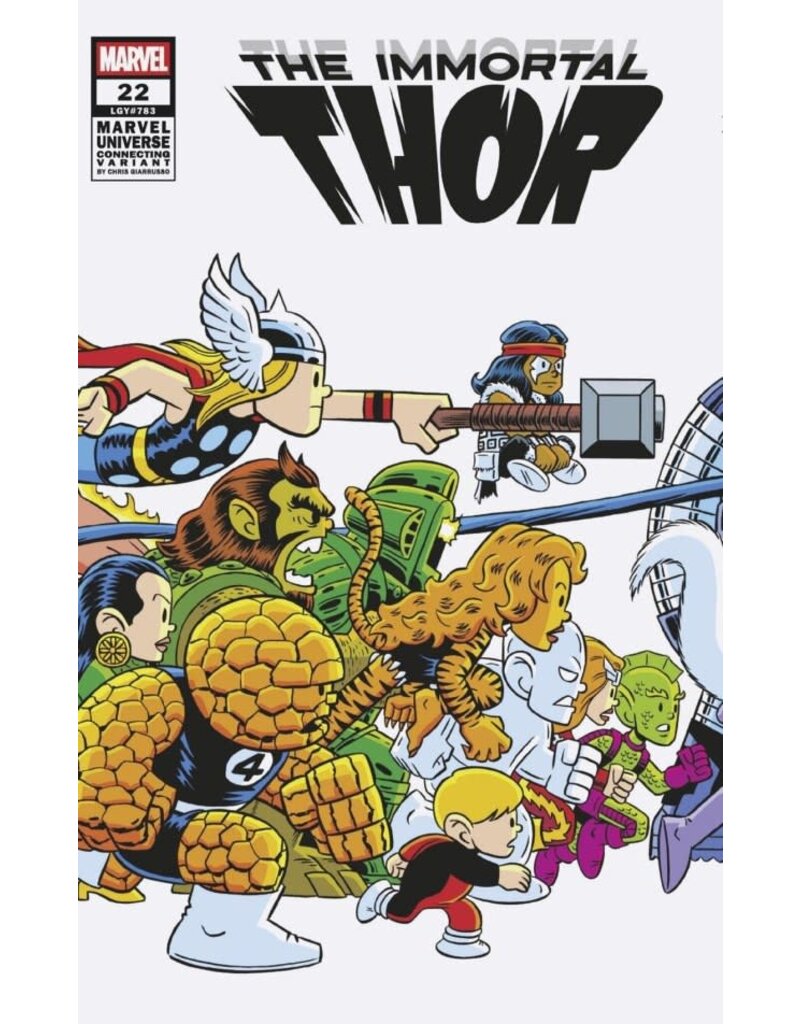 Marvel Comics The Immortal Thor #22 Chris Giarrusso Marvel Universe Wraparound Connecting Variant