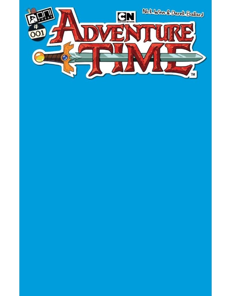 Adventure Time #1 Cover F Finn Blue Blank Variant