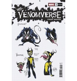 Marvel Comics Web of Venomverse: Fresh Brains #1 1:10 Luciano Vecchio Design Variant