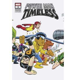 Marvel Comics Power Man: Timeless #3 Chris Giarrusso Marvel Universe Wraparound Connecting Variant