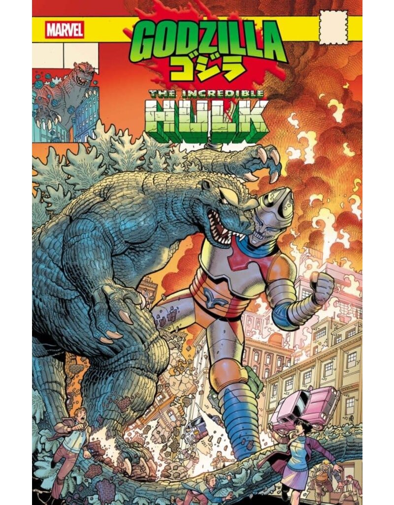 Marvel Comics Godzilla vs. Hulk #1 Nick Bradshaw Monster Homage Variant