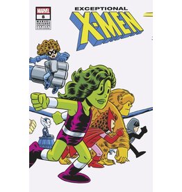 Marvel Comics Exceptional X-Men #8 Chris Giarrusso Marvel Universe Wraparound Connecting Variant