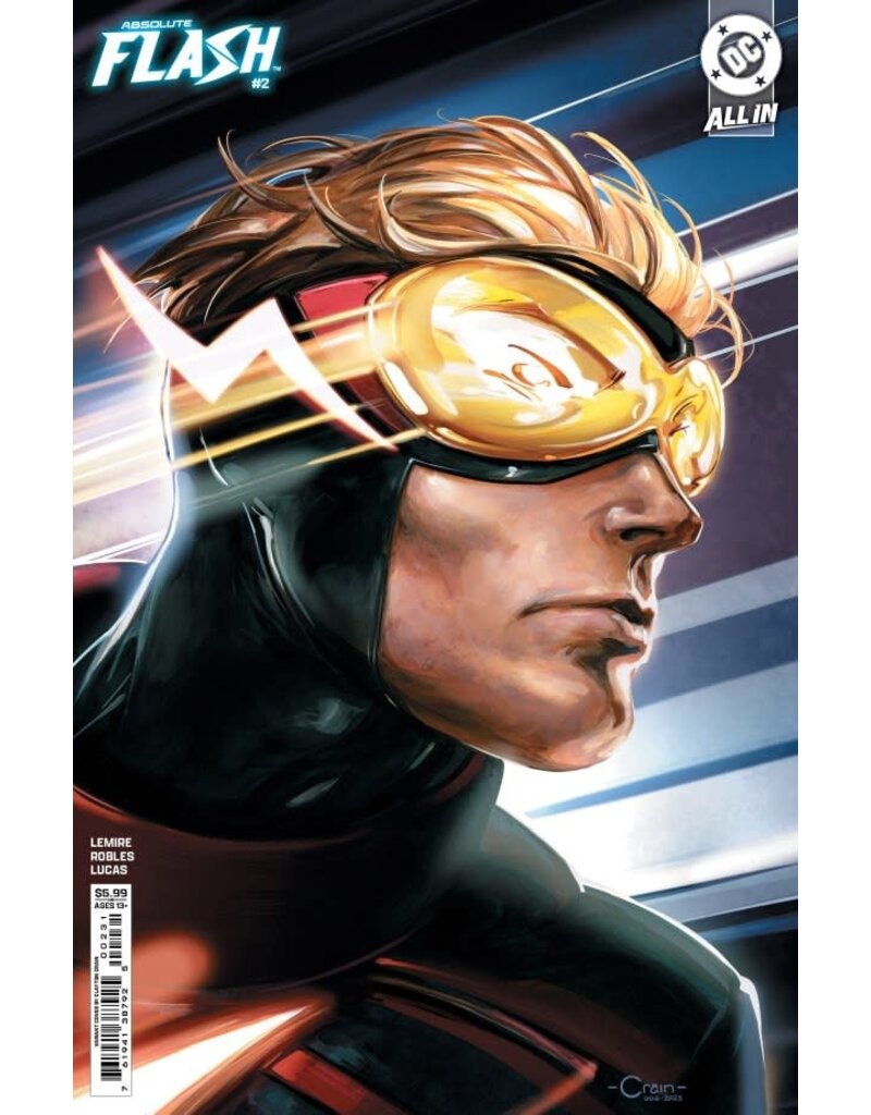 DC COMICS Absolute Flash #2 Cover D Clayton Crain Variant