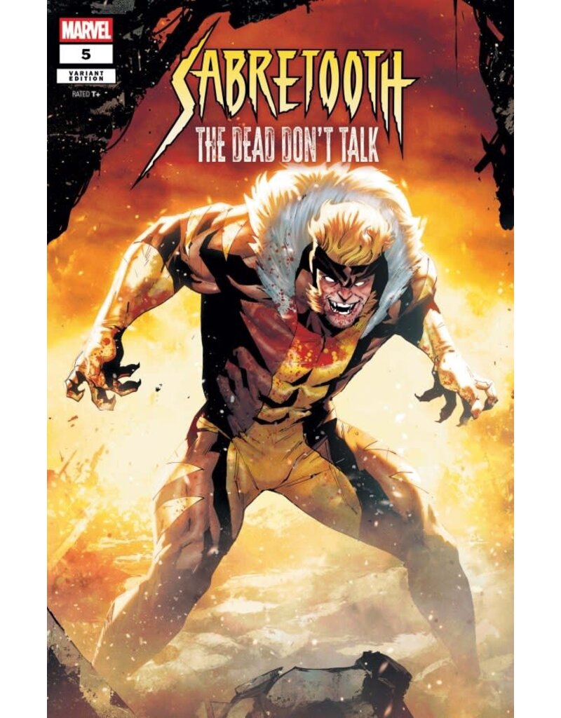 Marvel Comics Sabretooth: The Dead Don't Talk #5 Rafael de Latorre Variant