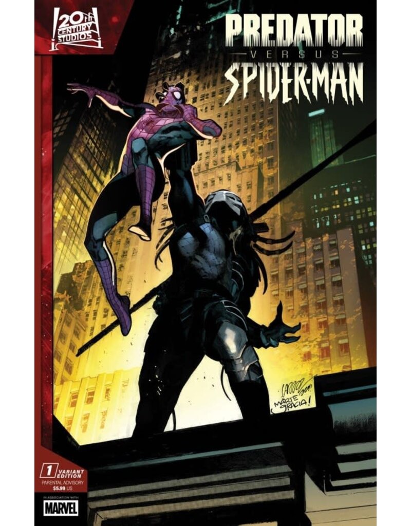 Marvel Comics Predator vs. Spider-Man #1 Pepe Larraz Promo Art Variant