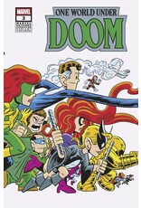 Marvel Comics One World Under Doom #3 Chris Giarrusso Marvel Universe Wraparound Connecting Variant