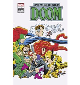 Marvel Comics One World Under Doom #3 Chris Giarrusso Marvel Universe Wraparound Connecting Variant