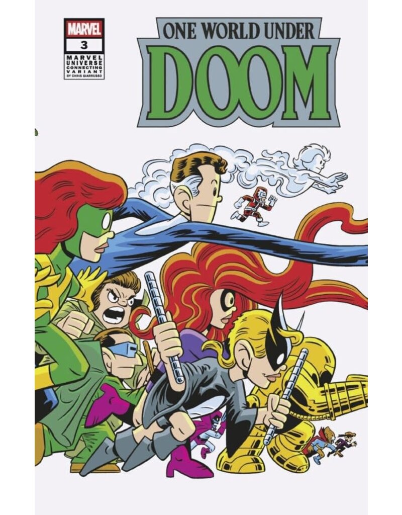 Marvel Comics One World Under Doom #3 Chris Giarrusso Marvel Universe Wraparound Connecting Variant