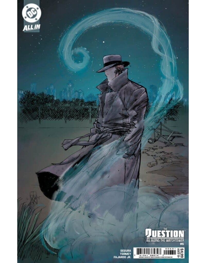 DC COMICS The Question: All Along the Watchtower #6 Cover C Denys Cowan Variant