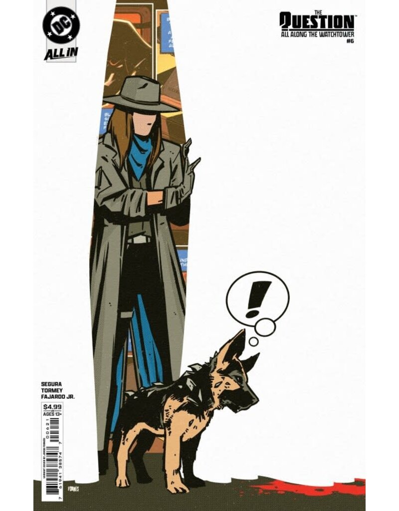 DC COMICS The Question: All Along the Watchtower #6 Cover B Jorge Fornés Variant