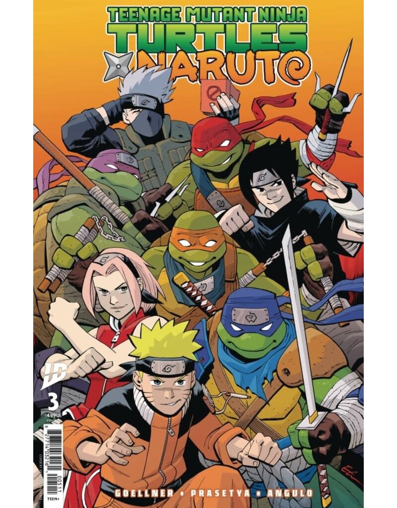 IDW Publishing Teenage Mutant Ninja Turtles x Naruto #3 Cover D Ethan Young Variant