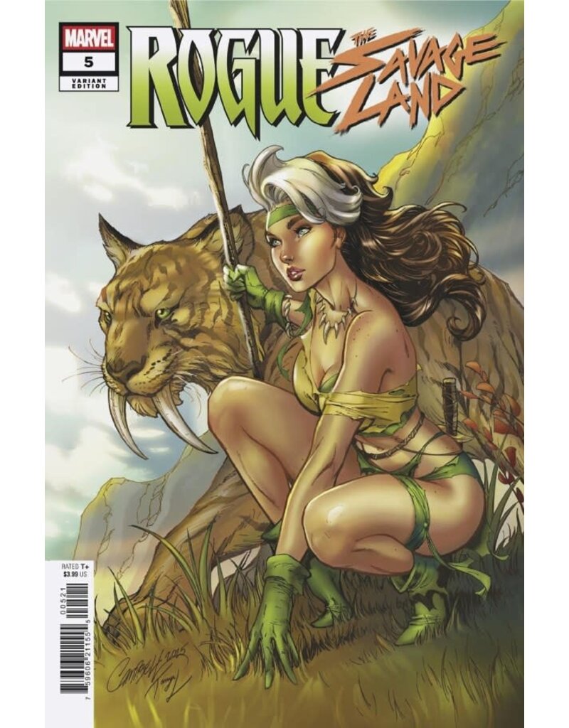 Marvel Comics Rogue: The Savage Land #5  J. Scott Campbell Variant