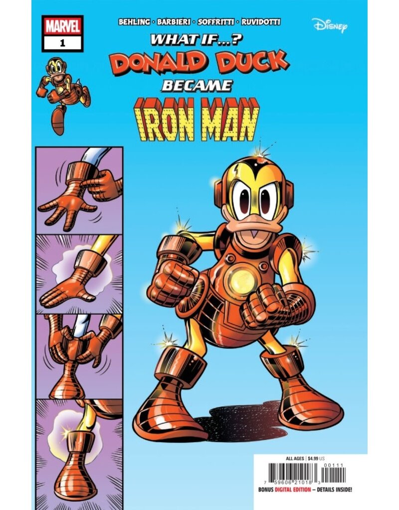 Marvel Comics Marvel & Disney: What If...? Donald Duck Became Iron Man #1