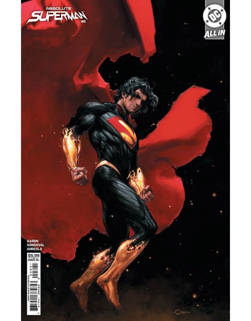 DC COMICS Absolute Superman #8  Cover B Clayton Crain Variant