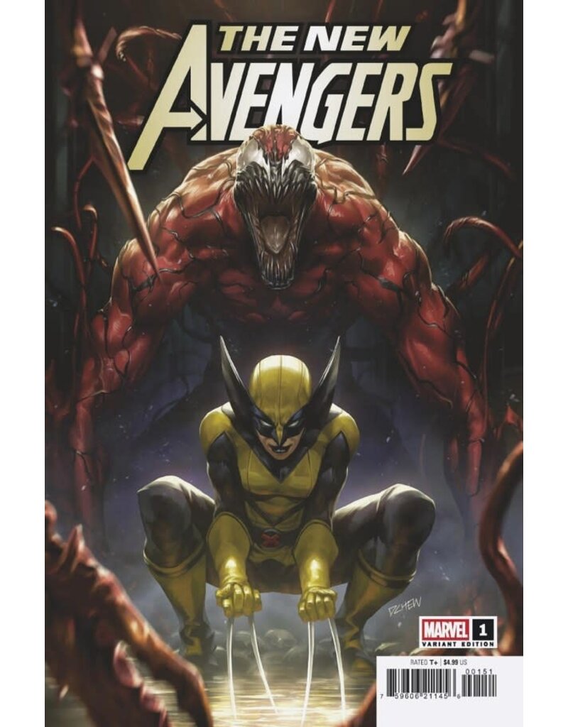 Marvel Comics The New Avengers #1  Derrick Chew Carnage and Laura Kinney Variant