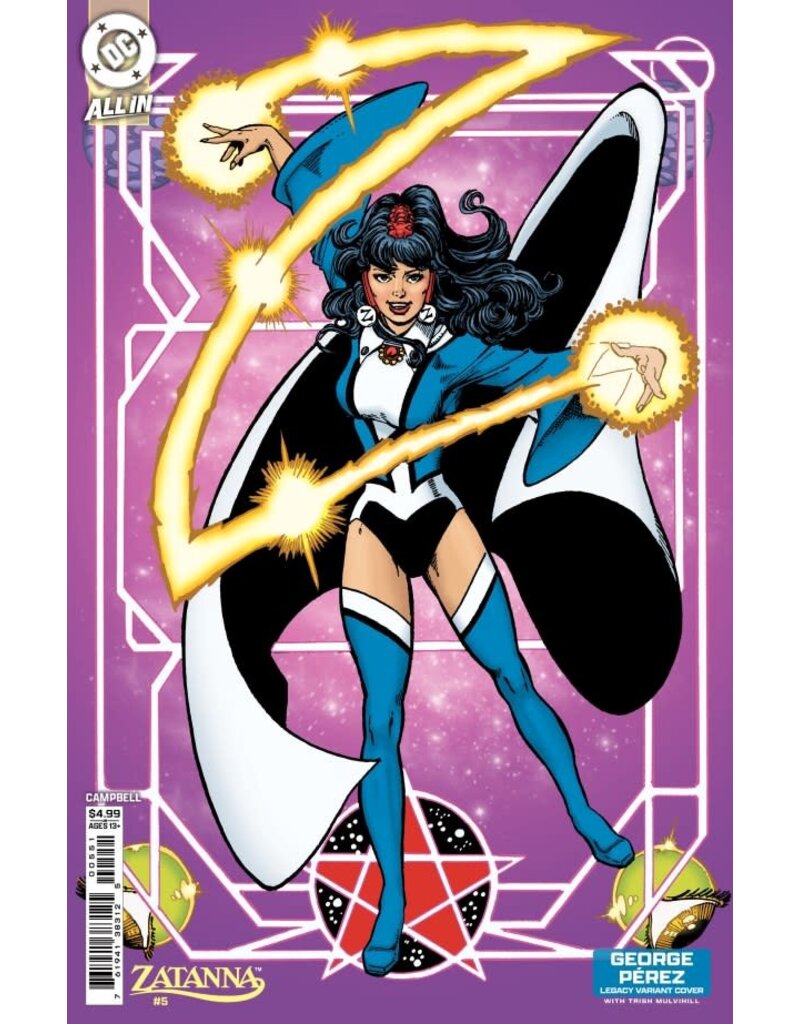 DC COMICS Zatanna #5  Cover D George Pérez Legacy Variant