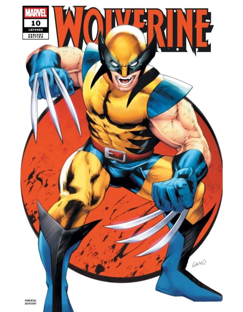 Marvel Comics Wolverine #10  1:25 Greg Land Variant