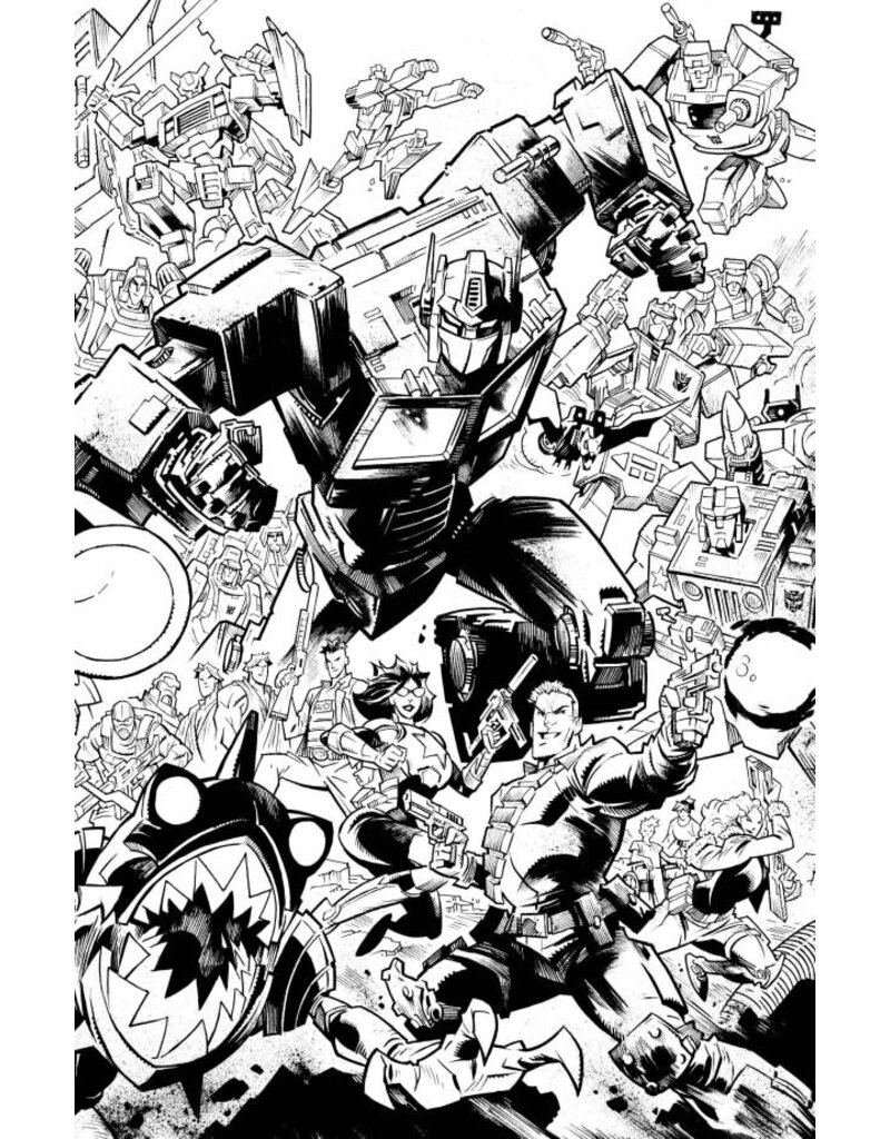 IMAGE COMICS G.I. Joe #8  Cover H Jason Howard Black & White Energon Universe Second Anniversary Connecting Virgin Variant