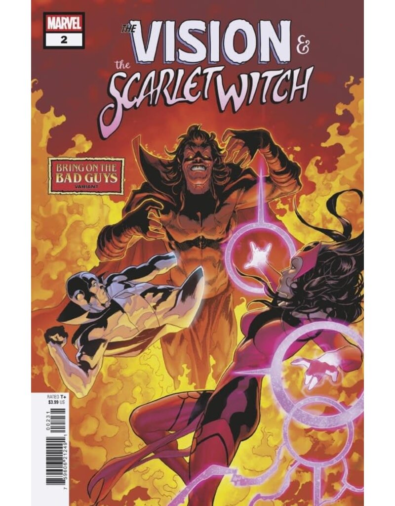 Marvel Comics The Vision & The Scarlet Witch #2  Geoff Shaw Bring on the Bad Guys Variant