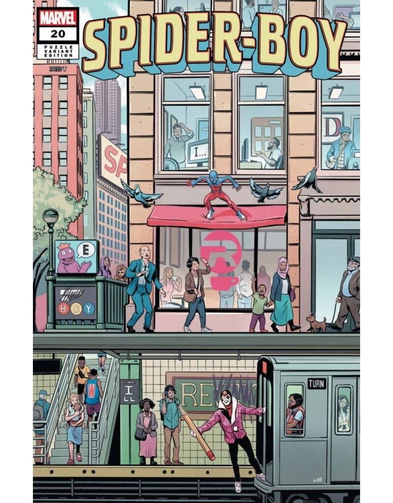 Marvel Comics Spider-Boy #20  Jason Loo Puzzle Variant