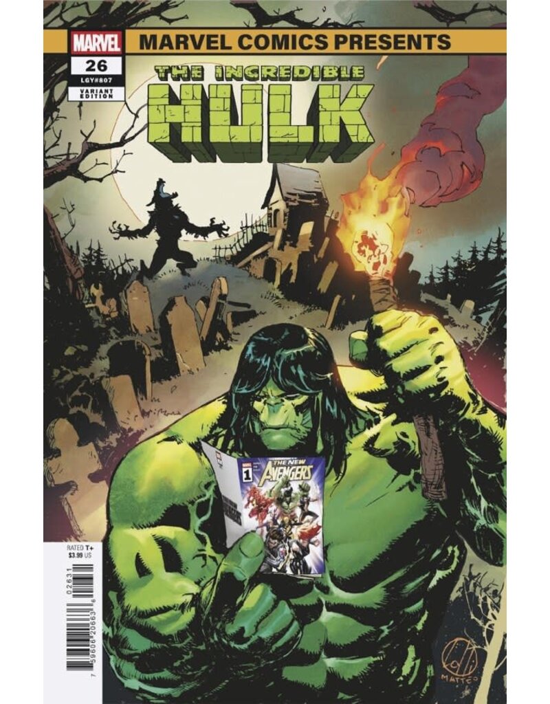Marvel Comics The Incredible Hulk #26  Matteo Lolli Marvel Comics Presents Variant