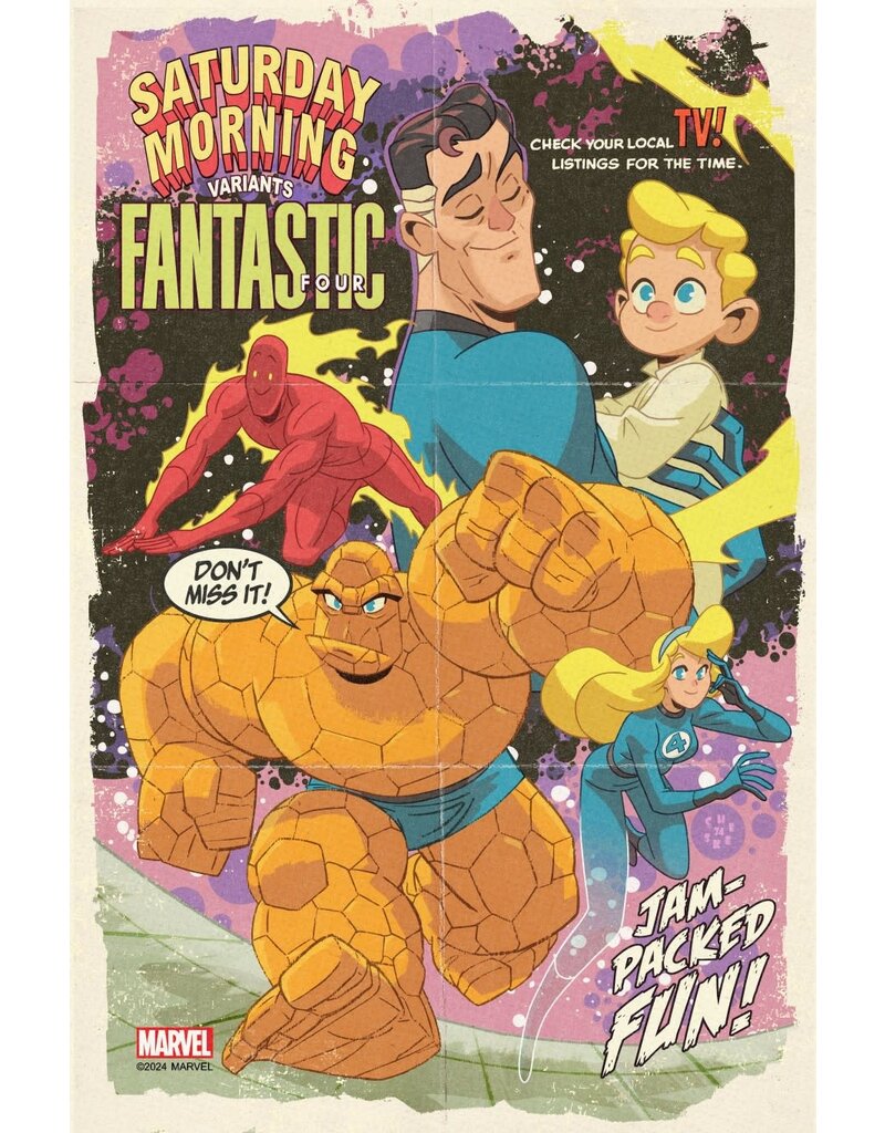 Marvel Comics Fantastic Four #33  Sean Galloway Saturday Morning Variant