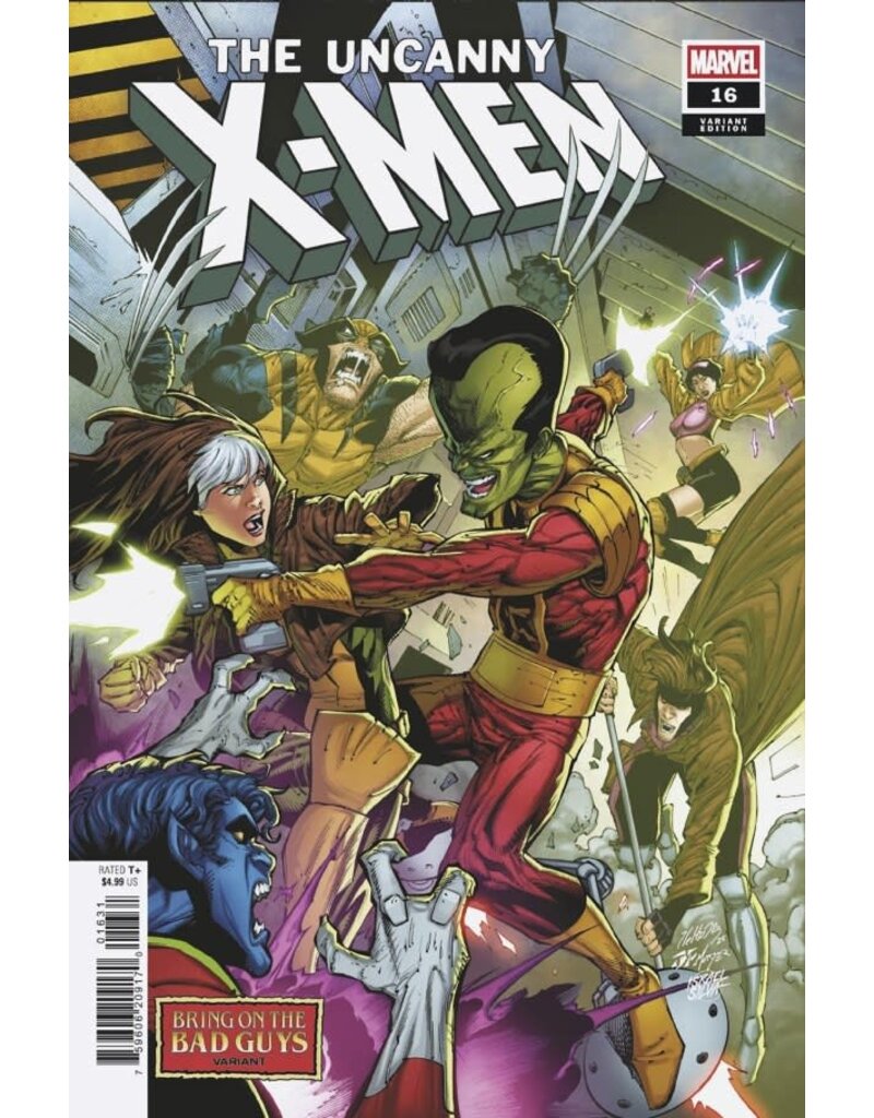 Marvel Comics Uncanny X-Men #16  Netho Diaz Bring on the Bad Guys Variant