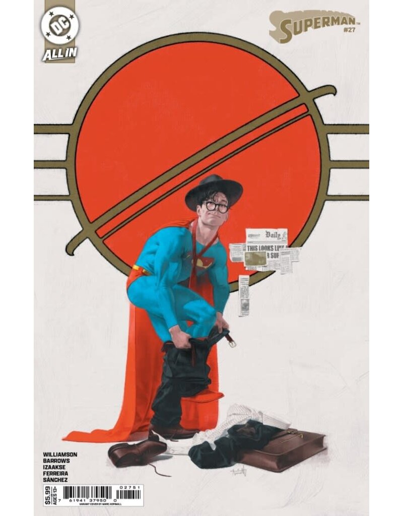 DC COMICS Superman #27  Cover D Marc Aspinall Variant