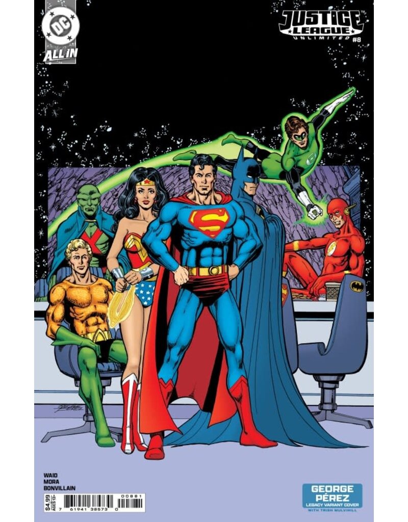 DC COMICS Justice League Unlimited #8  Cover F George Pérez Legacy Variant
