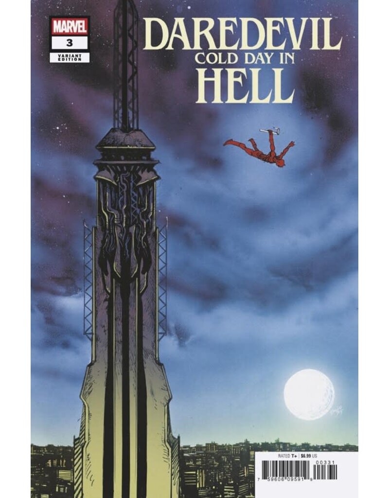 Marvel Comics Daredevil: Cold Day in Hell #3 Daniel Warren Johnson Variant