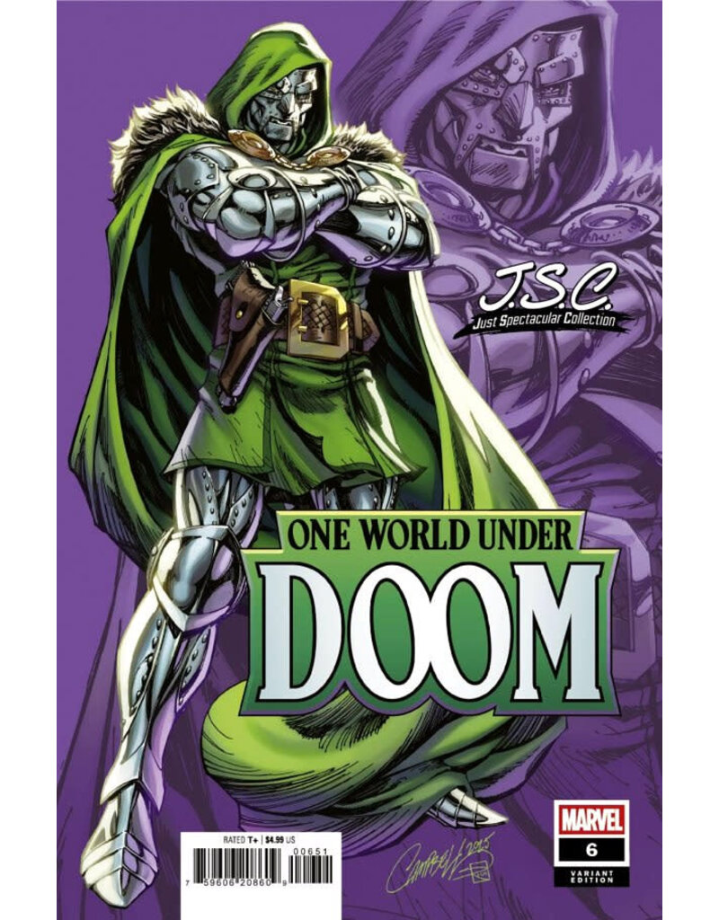Marvel Comics One World Under Doom #6 J. Scott Campbell Just Spectacular Collection Variant