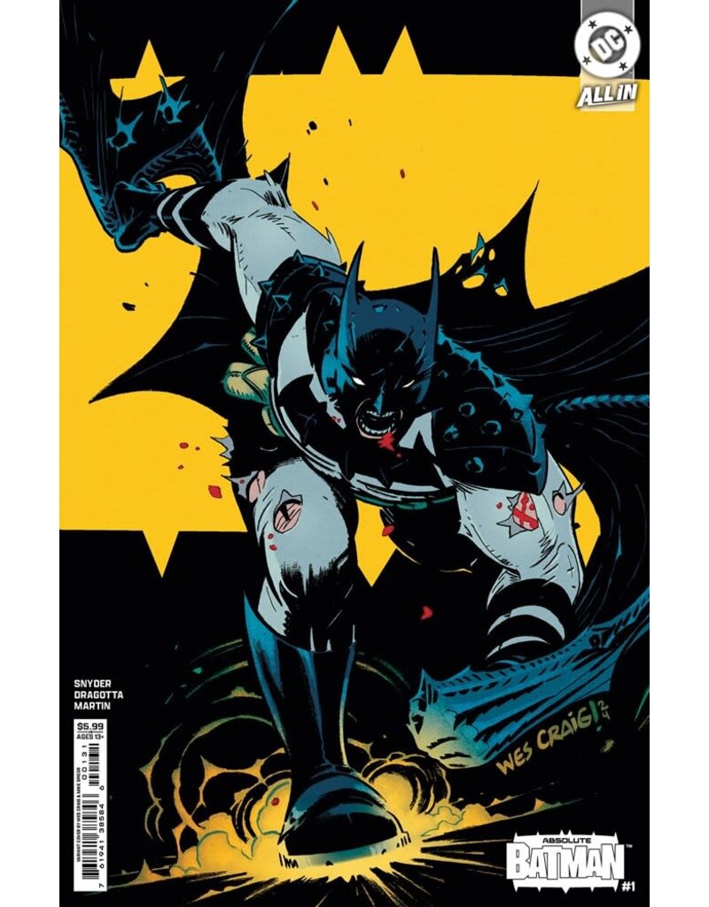 DC COMICS Absolute Batman #1 Cover C Wes Craig & Mike Spicer