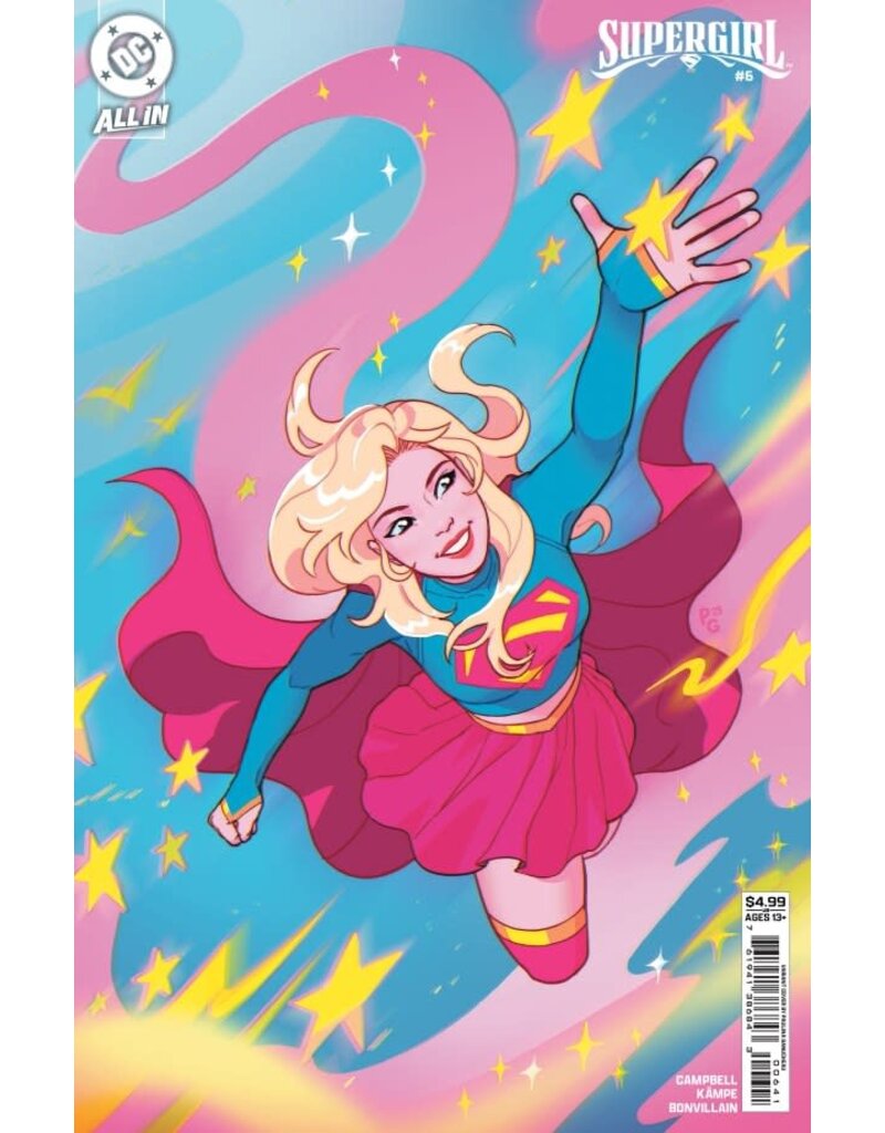 DC COMICS Supergirl #6 D Paulina Ganucheau Card Stock