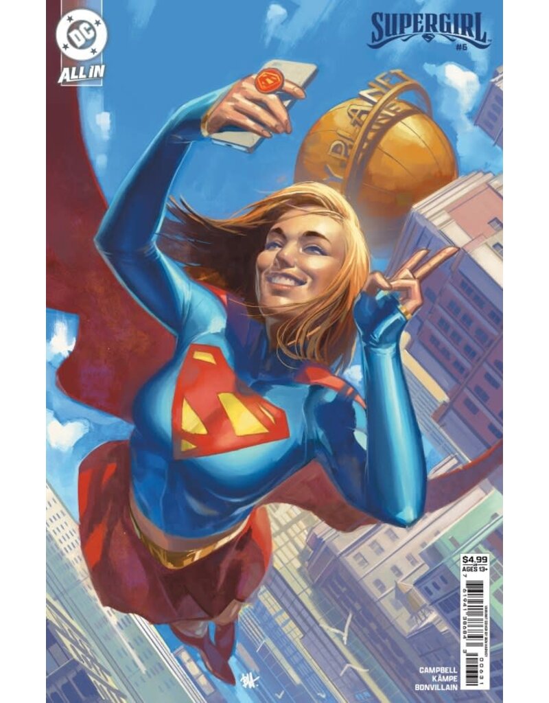 DC COMICS Supergirl #6 C Ben Harvey Card Stock Var