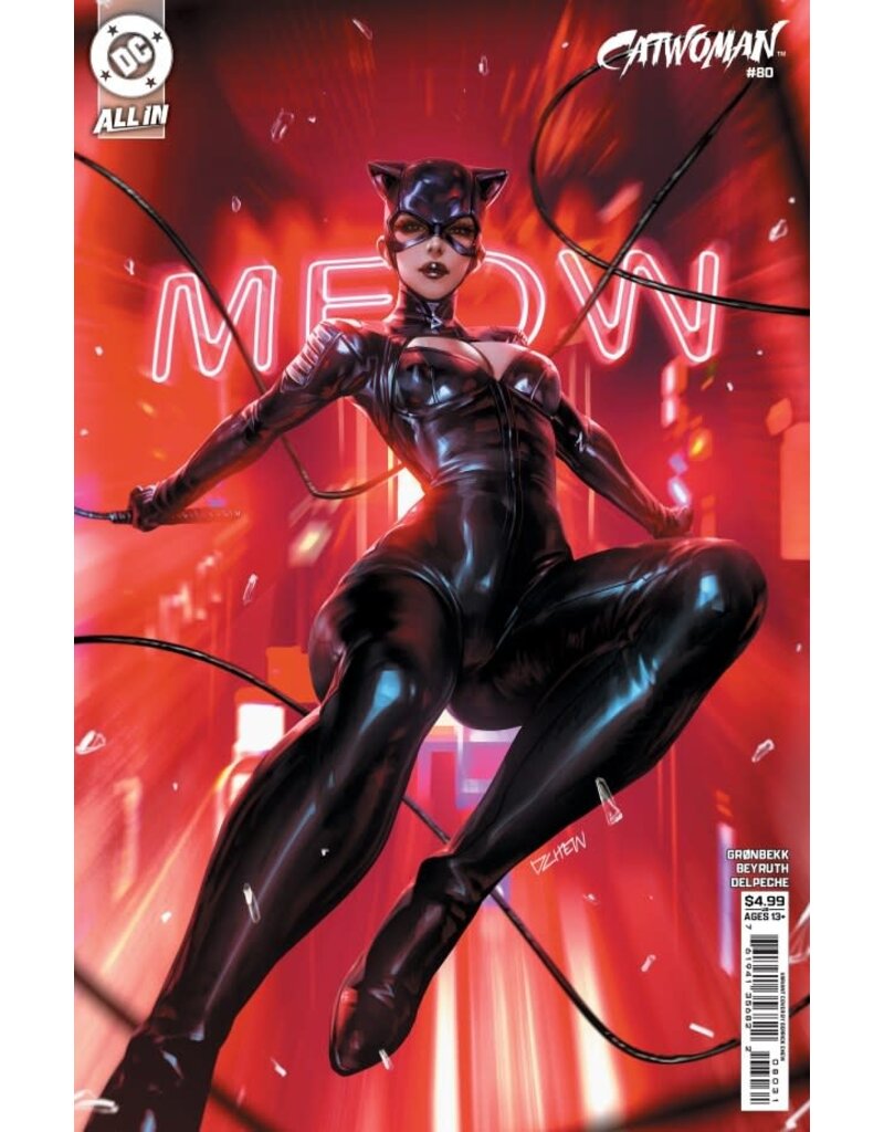 DC COMICS Catwoman #80 C Derrick Chew Card Stock Var