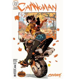 DC COMICS Catwoman #80 E Dan Mora Pumpkin Spicy Card Stock Variant