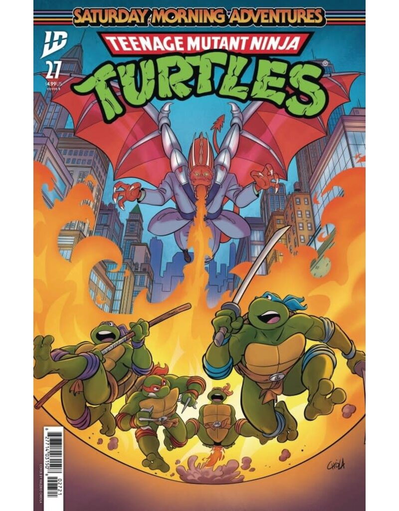 IDW Publishing Teenage Mutant Ninja Turtles: Saturday Morning Adventures #27  Cover B Valerio Chiola Variant