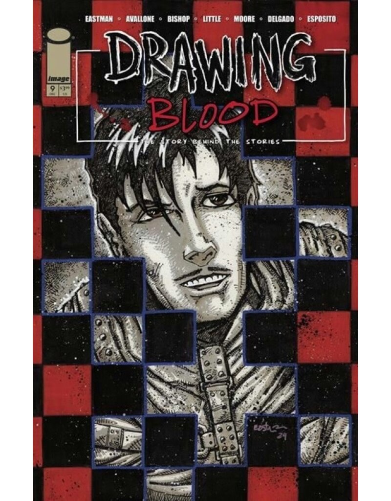 IMAGE COMICS Drawing Blood #9 (Of 12) Cvr C Kevin Eastman Checkered variant