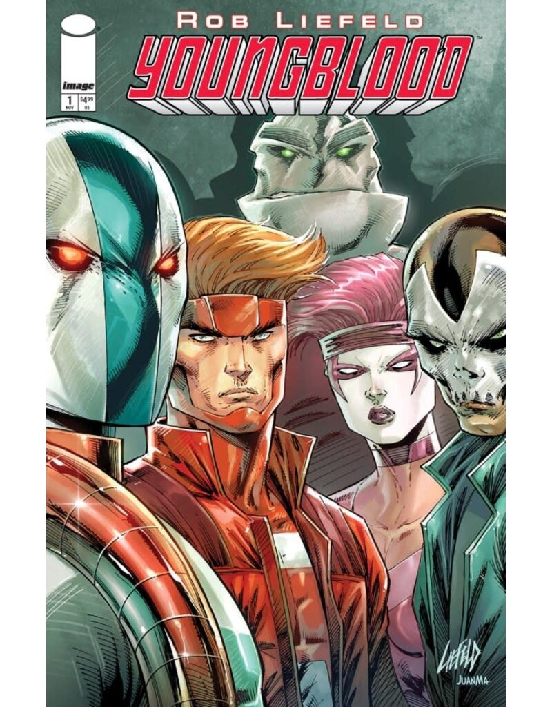 IMAGE COMICS Youngblood #1 A Rob Liefeld Polybagged & Collectable Card