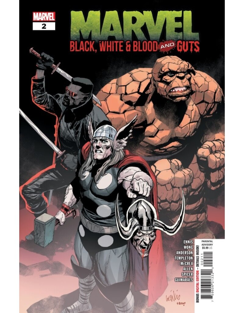 Marvel Comics Marvel: Black, White & Blood And Guts #2