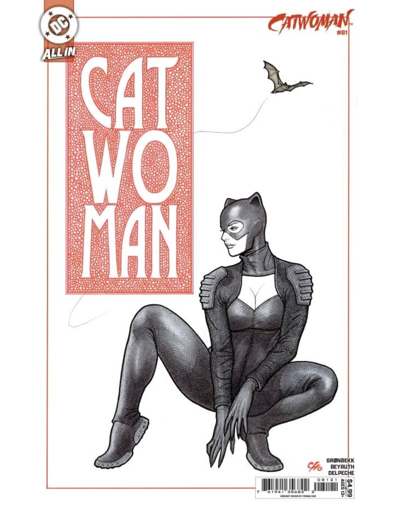 DC COMICS Catwoman #81 B Frank Cho Card Stock Var